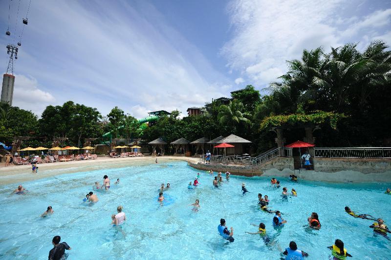 Resorts World Sentosa - Hotel Szingapúr Kültér fotó Splash Island